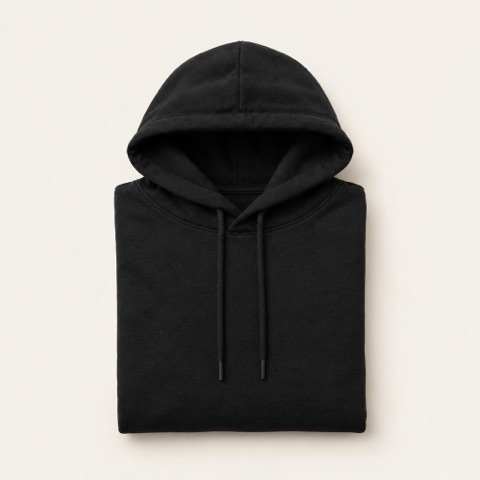 Black heavyweight hoodie Black heavyweight hoodie
